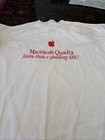 Vintage 90s Apple Macintosh Quadra T Shirt Xl Anvil Usa Single Stitch 486 Rare