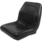 Black Vinyl Seat Lgt100bl Fits John Deere Skid Steer Loaders 320 318 332 326 328
