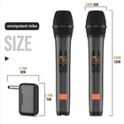 Jbl Partybox 2 Channel Uhf Wireless Mic System Dual Rechargeable Mics Dj