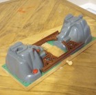 Brio Wooden Bridge With Collapsing Feature Train Track Accessory