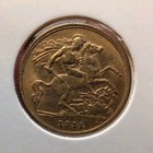 Gold 1911 1 2 Sovereign Rare Date British Coin  King George V Great Britain Gold