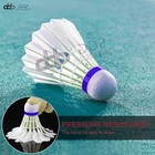 12-pack Nylon Shuttlecocks  White Badminton Shuttlecocks