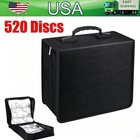 520 Disc Cd dvd Wallet Binder Book Sleeves Disc Storage Bag Carrying Case Box  p
