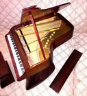 Model Grand Piano Mid-century Styled By Ed Klein 9 3 4  In Height - Very Nice   