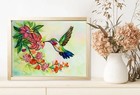 Handmade Hummingbird Quilling Card     Quilling Greeting Card For All