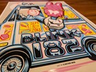 Blink-182 - 2013 Mohegan Sun Ct Concert Tour Poster  182 - Art By Munk One