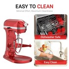 Stainless Steel Kitchenaid Mixer Accessories     7 Qt Bowl   9-wire Whisk