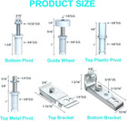 2 Pack Bifold Door Hardware Repair Kit - Ideal Replacement Parts For Bi - Fold  
