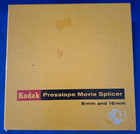 Vintage Kodak Presstape Movie Splicer 8mm 16mm Film Editor Box   Manual   Tapes