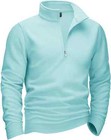 Men Turtleneck Fleece Casual Warm Sweater Athletic Running Sports Hoodie Shirts