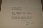 David Rockefeller - Signed Letter