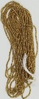 Transparent Gold Silver Lined Vintage Czech Glass Cut Seed Beads Bb27-49