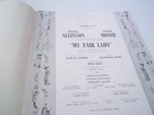 1962 My Fair Lady Program Starring Michael Allison   Margot Mosher - Ii 1502