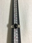 Set Vtg Black Onyx Sterling Silver Women Ring 6 25   Silver Handmade Necklace