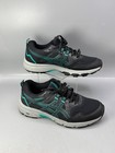 Asics Gel-venture 8 Trail Running Shoes Womens 7 Black Teal Round Toe 1012b230