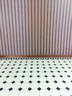 Dollhouse Miniature Black   White Faux Tile Flooring Diamonds Squares 1 12 Scale