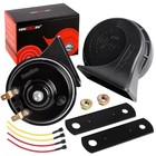 Car Horns 12v 130db Supe Loud  2 Pack kit -truck Train Horn Universal Version