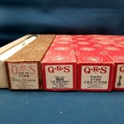 Vtg Lot 7 Qrs Player Piano Word Rolls W boxes Euc White Christmas Blues Rag 