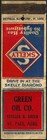 1930s Skelly Gas Station   Green Oil Co    Matchbook Cover St  Paul Nebraska Ne