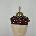 Vintage Turkmen Tekke Bridal Cap Authentic Afghan Kuchi Tribal Hat