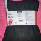The Rolling Stones Kids 2-piece Fleece Pajama Set L  10 12  Gray black Tongue