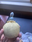 Vintage Lady Porcelain Half Doll Pin Cushion