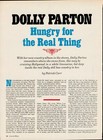 Vintage Dolly Parton Original Promo Trade Ad   5-page Article 8 5x11 Rare