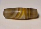 31mm Ancient Lrare South East Asian Banded Agate Eye Bead