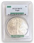1 Oz American Silver Eagle Ms70 Ngc pcgs - Random Date -  999 Fine Silver Coin