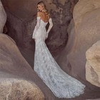 Classic Lace Sweetherat Longsleeve Mermaid Wedding Dresses Backless Bridal Gowns