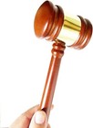Handmade Wooden Gavel And Sound Block Set For Judge Auctioneer Lawyer Meeting