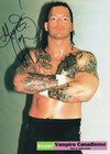 Viscera   Vampiro Wwf Wcw Auto Autographed Signed Dual Sided Magazine Page