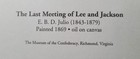The Last Meeting Of Lee   Jackson - 5x7 Postcard - Unused - Excellent Condition