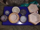 Vintage Stone Trinket Boxes Set Of 4