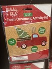 New  4  Christmas Family Activity Foam Ornament Craft Kits Makes 17 Ornaments