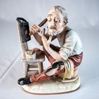 Norleans Japan Old Man Old Woman Figuerine Hairdressing Bedroom Bathroom Statue