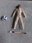 Vintage Evel Knievel Figure Complete W  Nice White Suit Belt   Helmet L  k     