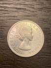 1958 Canada Totem Pole Silver Coin Dollar Elizabeth Ii British Columbia