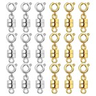 Strong Magnetic Necklace Clasps - Gold   Silver Plated Jewelry Closures For Brac