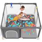 Non-foldable Baby Playpen Indoor Outdoor Portable Safety Play Yard Toddlers New