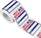 300 Oil Change Stickers Service Reminder Clear Window Lite Sticker Pack 2 x2  Us