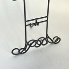 Metal Book Holder Rack Easel Bible Cookbook Art Display Black Metal