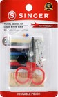 Singer Travel Sewing Kit Compact Thread Repair Pouch Emergency Supplies 24pc