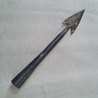 Antique Double Fluted Hand Forged Whaling   Fishing Harpoon Spear Tip