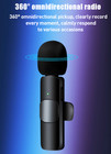 Lavalier Microphone Wireless Audio Video Recording Mini Mic For Android iphone