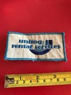 Rare Old Unitog Rental Services Advertising Patch
