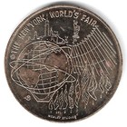 New York Worlds Fair 1964-65 Medal Br Rd 36mm