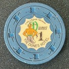  1 Dunes Sultan Casino Chip Las Vegas Nv