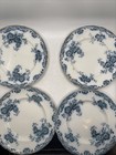 Antique  Glenmere Alfred Meakin England Semi Porcelain Plate 6 5 In Set Of 4