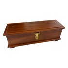 Antique Reproduction Colonial Writing Pen Box With Inkwell And Accessories